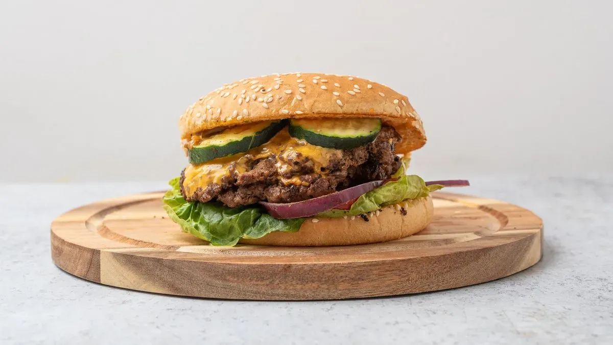 Double Patty Smash Burger Beef
