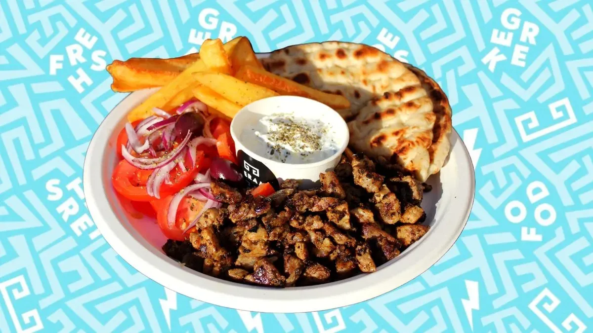 Meraki Gyros tál