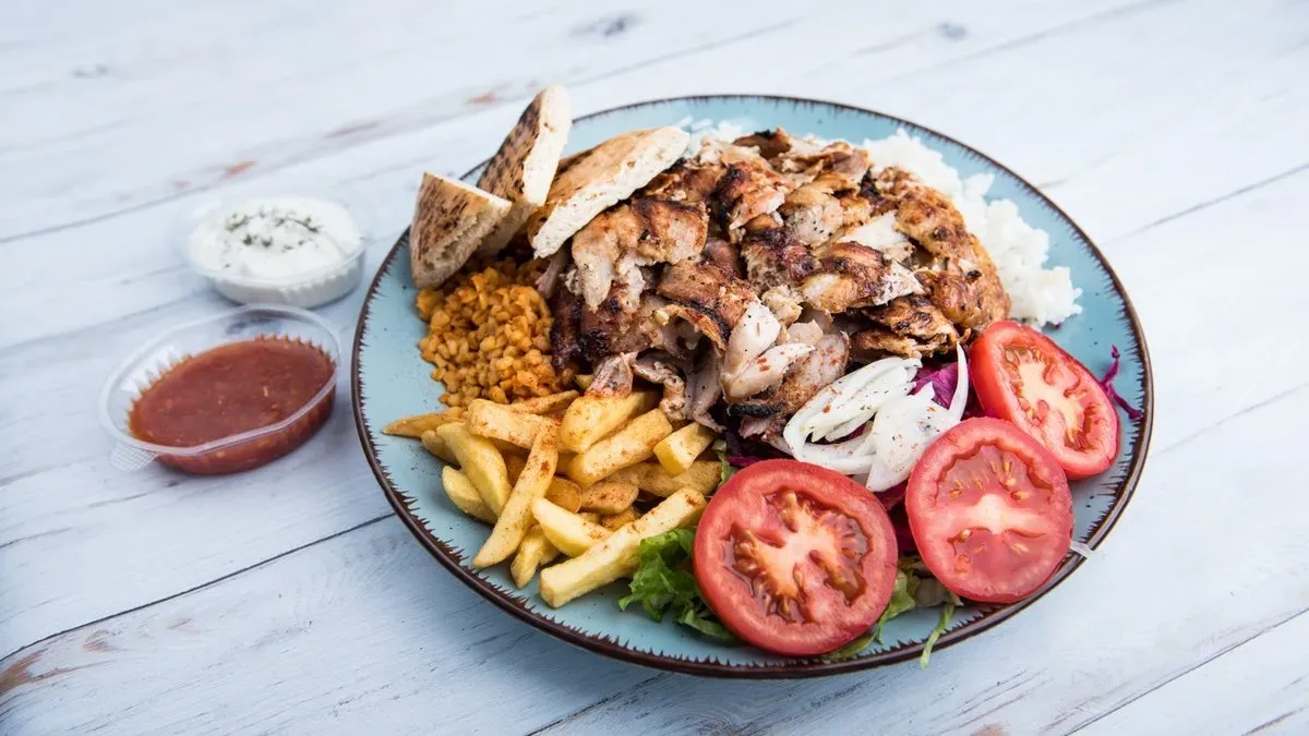 Kis gyros tál