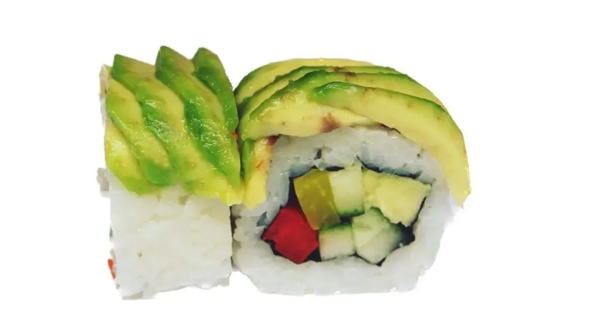 90. Avokádó kifordított maki (vega)
