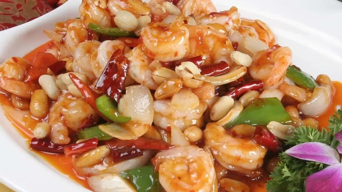 Gung Pao garnélarák