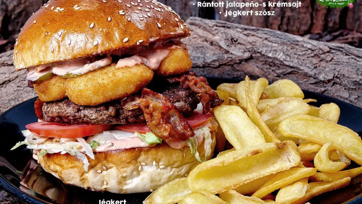 Jégkert burger (köret nélkül)