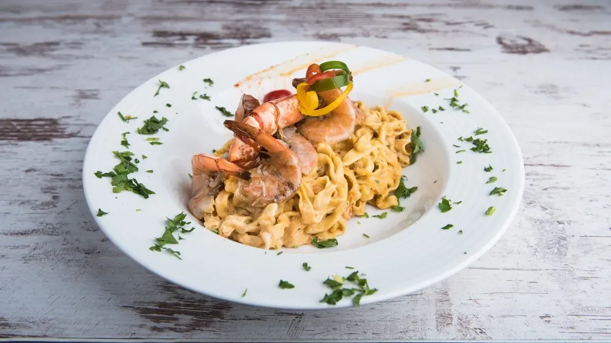 Tagliatelle "Ai scampi"