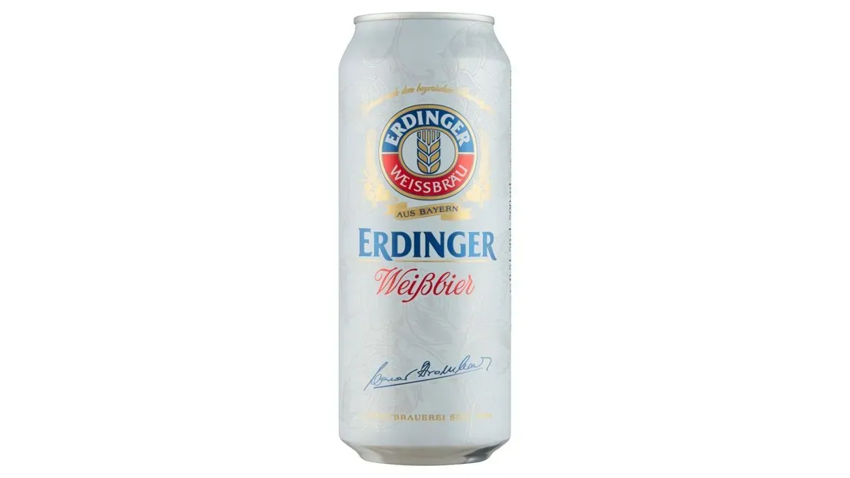Erdinger Weissbräu szűretlen világos búzasör 5,3% 0,5 l