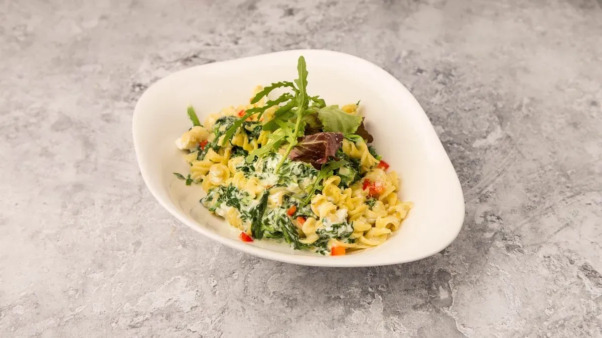 Fusilli Ricotta e Spinaci con pollo