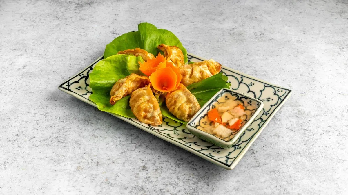 Sült gyoza zöldséggel (6db)