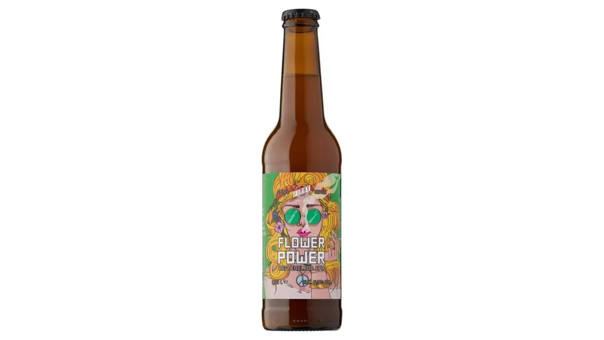 First Flower Power felsőerjesztésű kézműves sör 6,3% 0,33 l