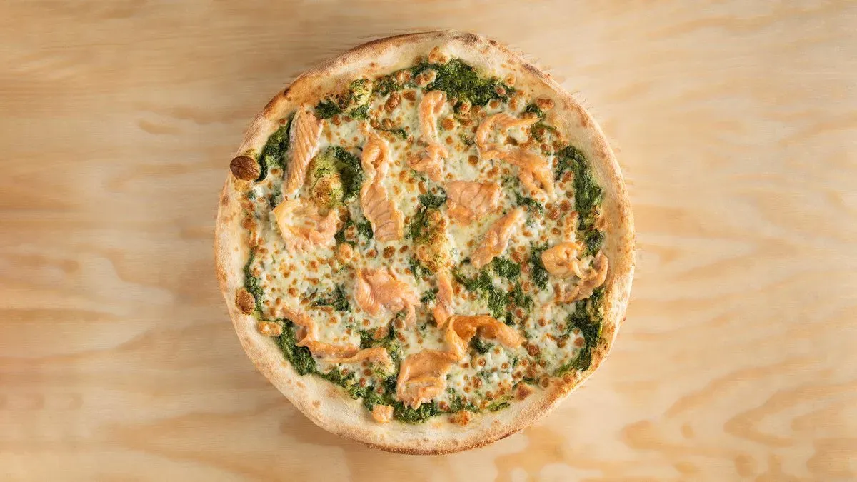 Salmone pizza