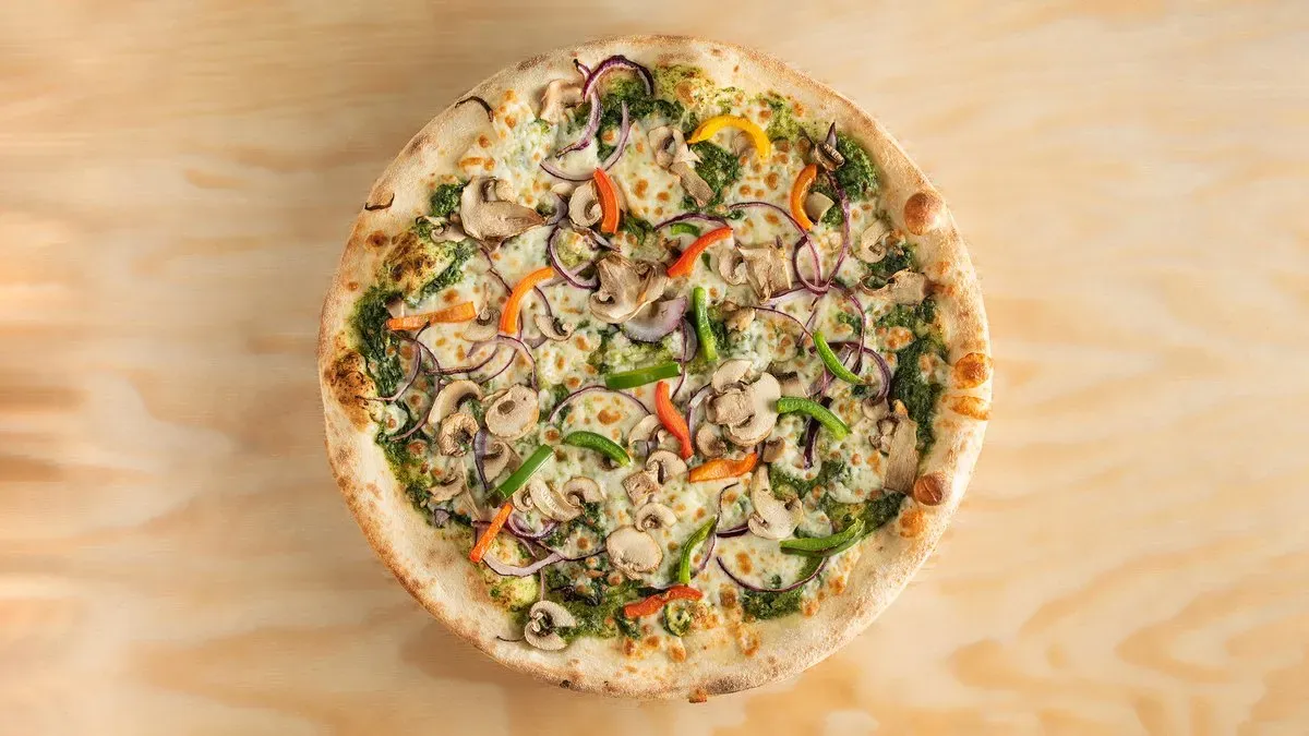 Vegetáriánus pizza