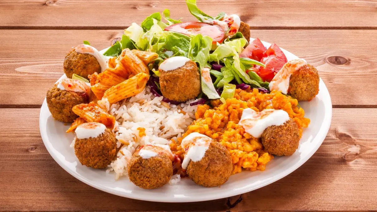Falafel kis tál
