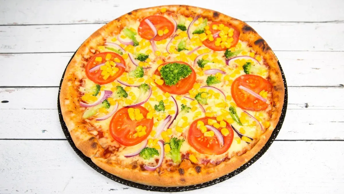 Vegetáriánus pizza