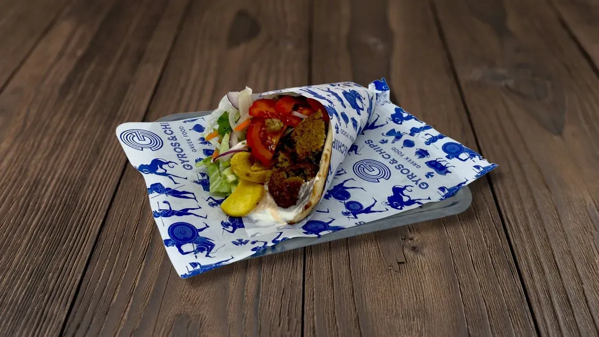 Falafel szendvics