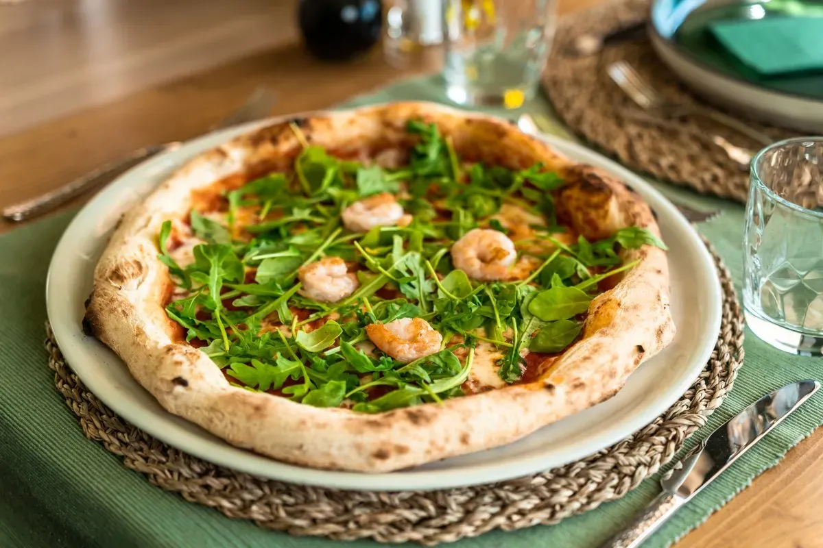 Gamberetti e rucola