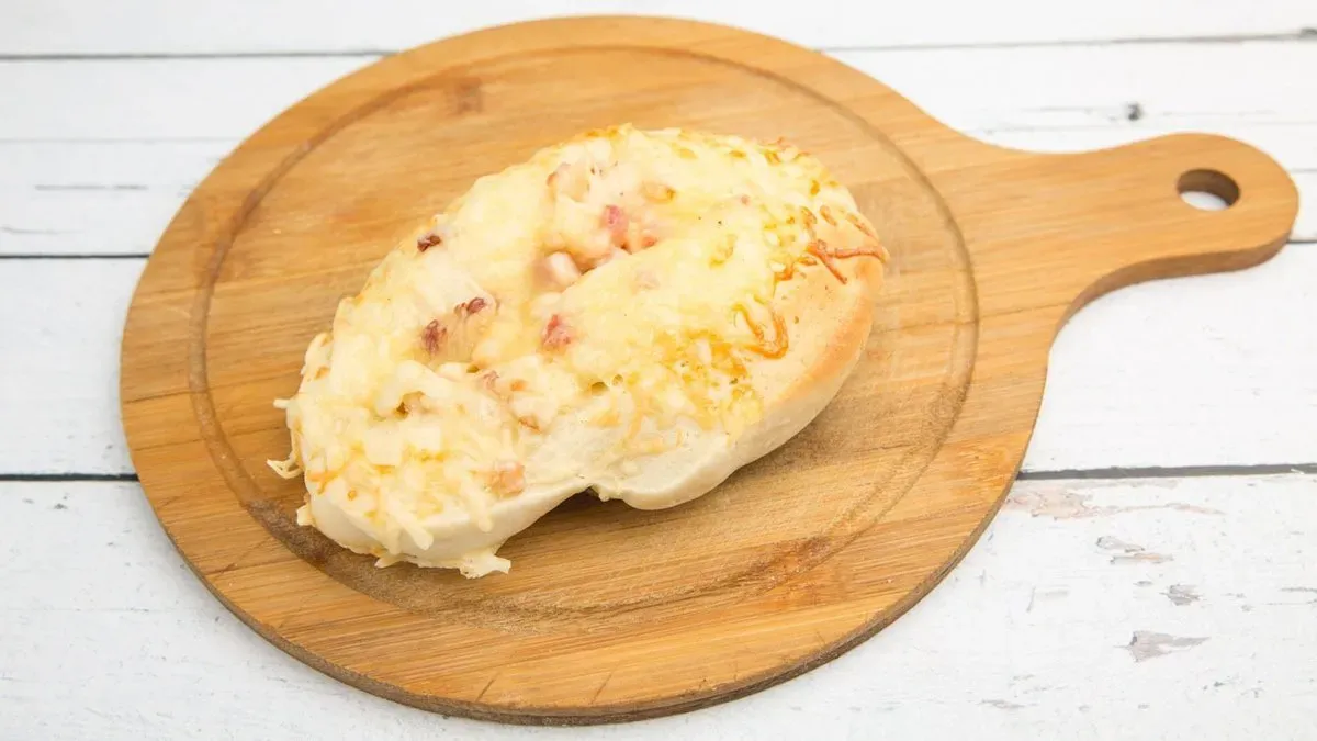 Baconös kifli