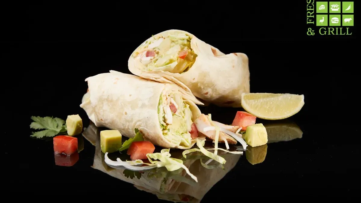Avokádós csirkés wrap