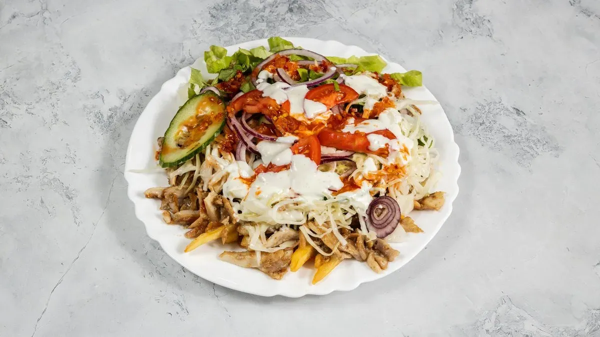 Gyros tál menü