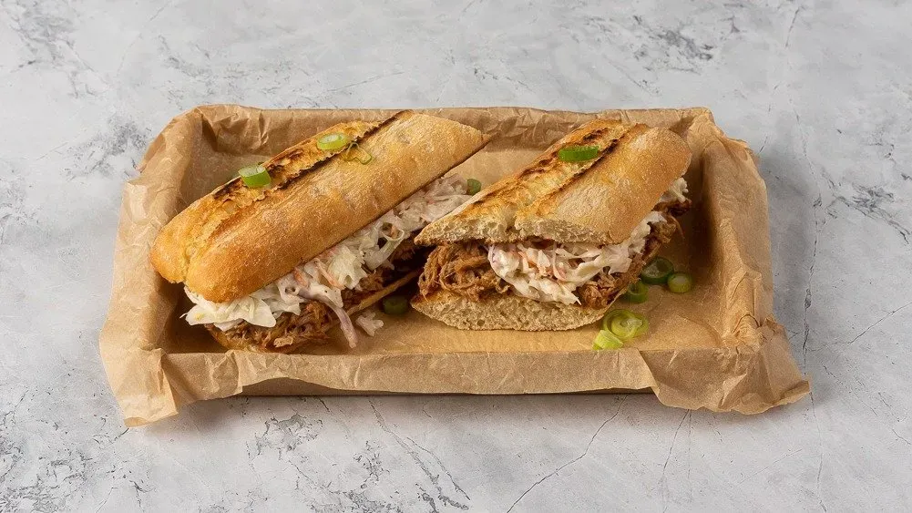 Pulled pork szendvics