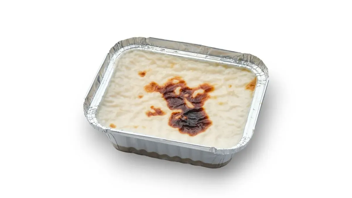 Kemencében sült tejberizs