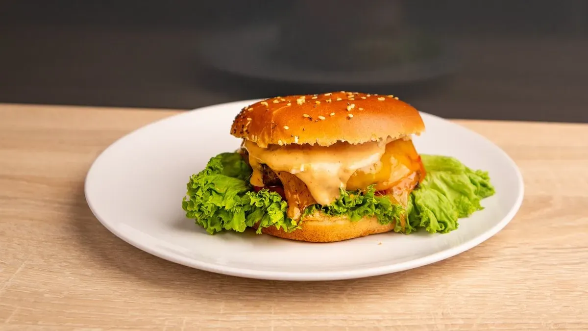 BBQ Burger marhával