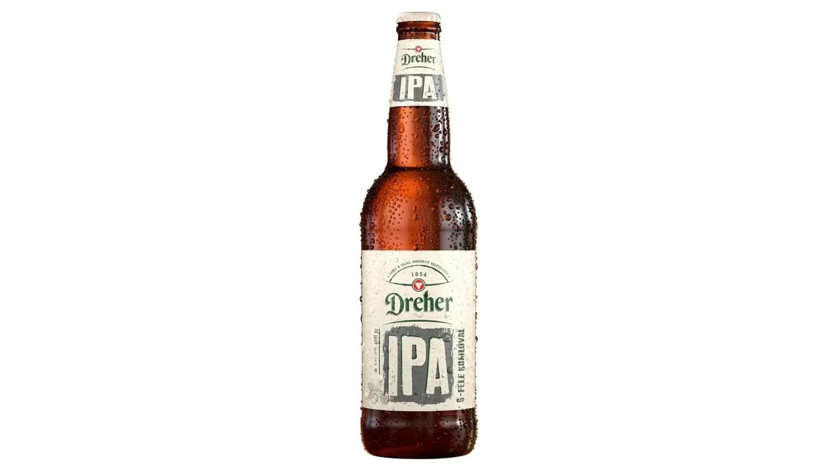 Dreher IPA felsőerjesztésű szűrt sör 6-féle komlóval 5,4% 0,5 l