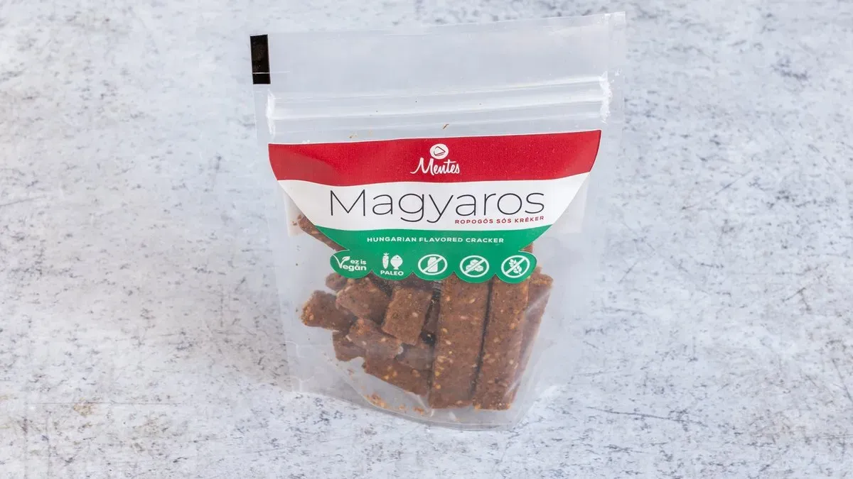 Magyaros sós kréker