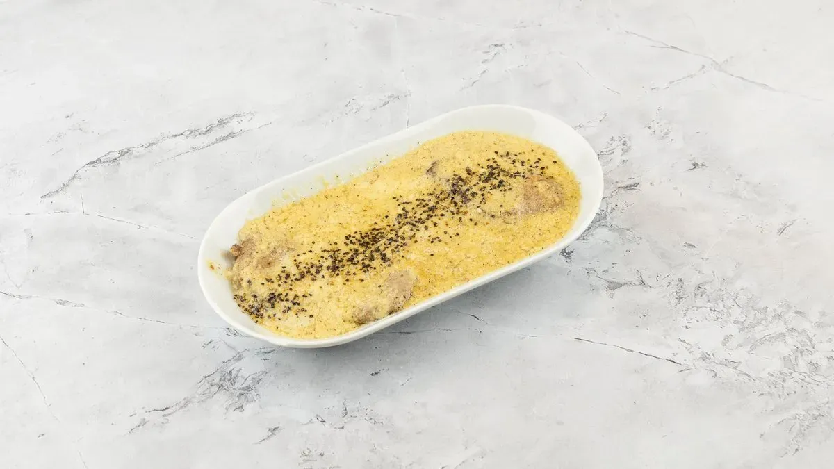 Solomillo de cerdo con crema de Manchego