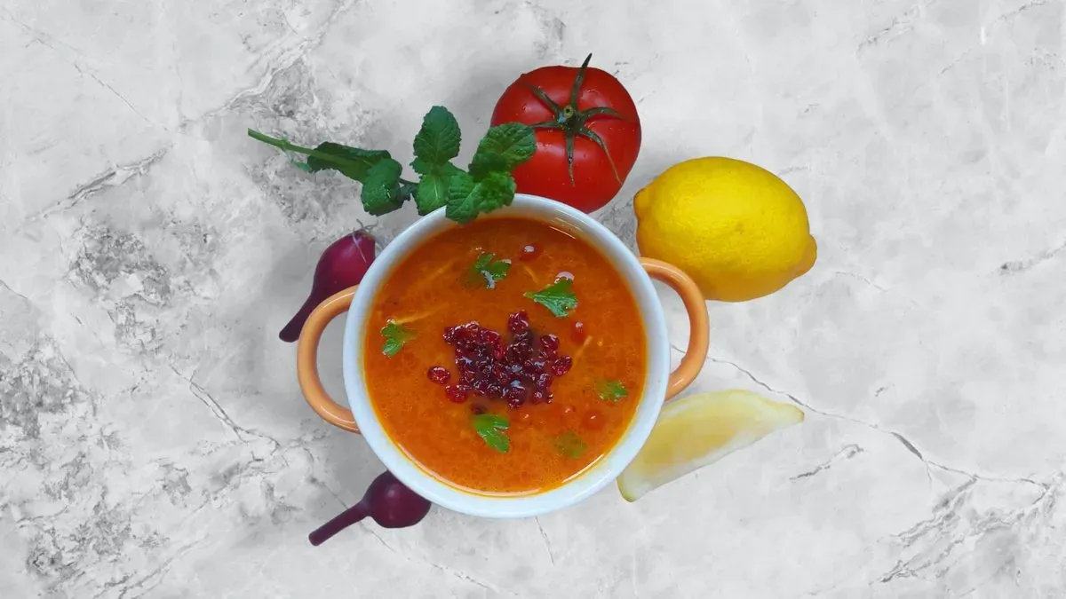 Vermicelli soup