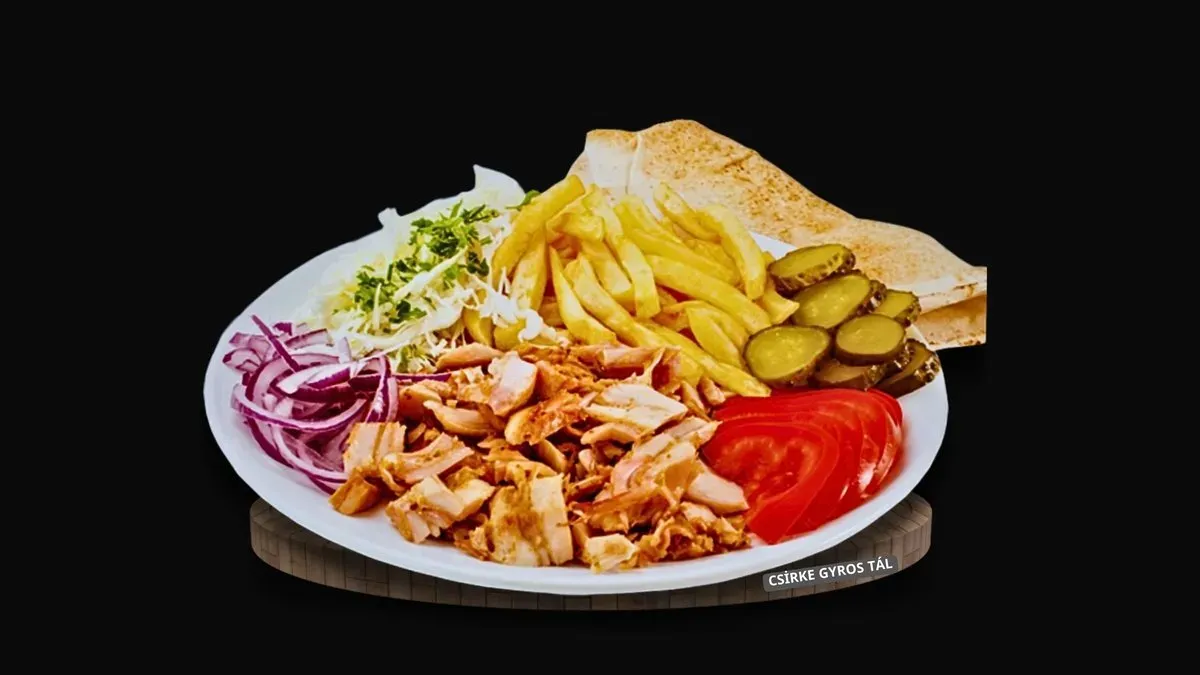 Gyrostál csirke