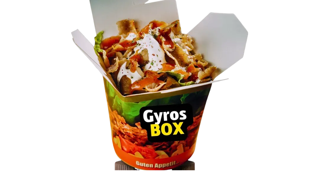 Gyros box csirkéből