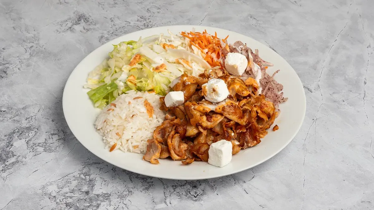 Feta gyros tál