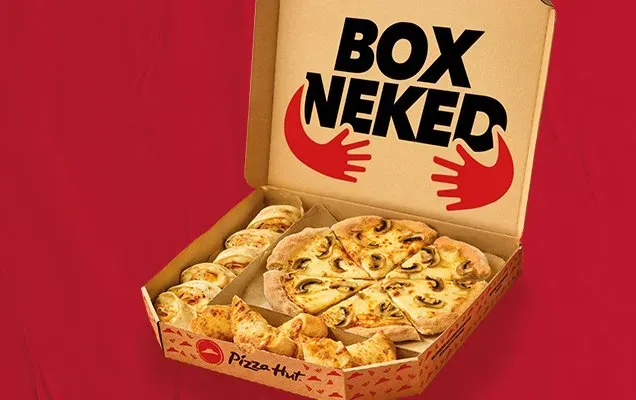 Box Neked - egy feltétes pizzával (23cm)