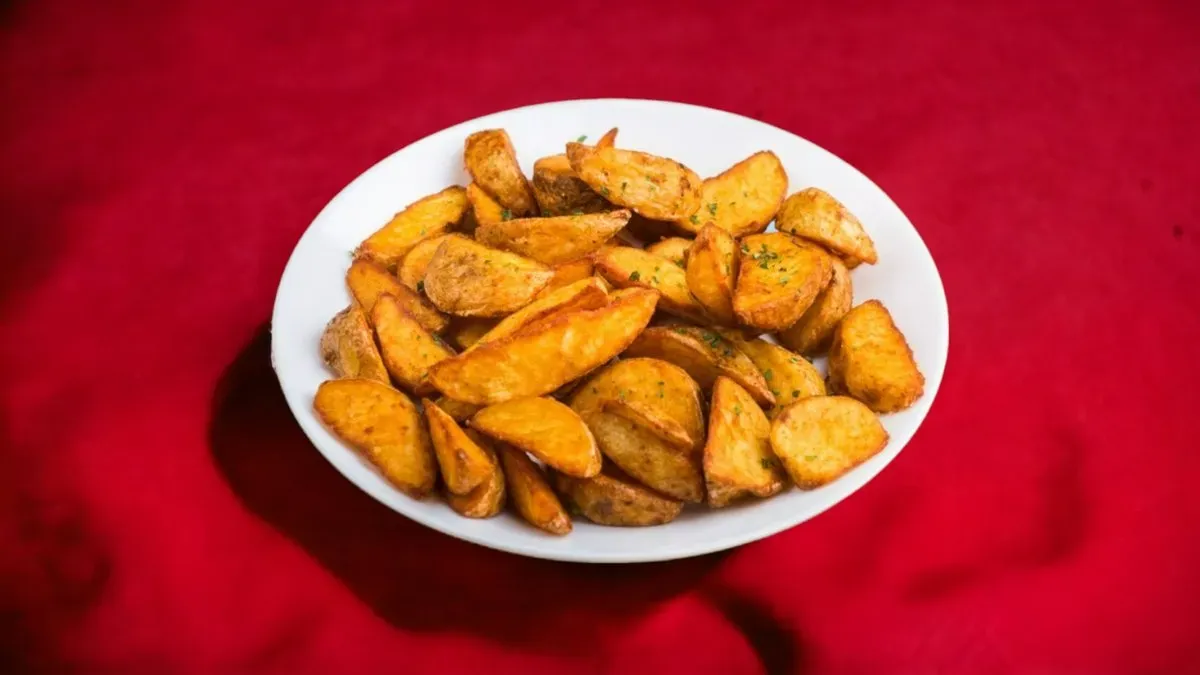 Steak burgonya