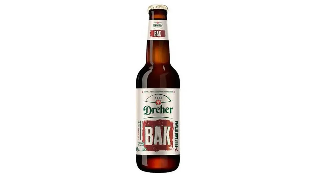 Dreher BAK barna sör 0,5 l üveges