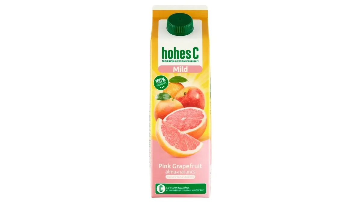 Hohes C Mild 100% pink grapefruit-alma-narancs-acerola vegyes gyümölcslé 1 l