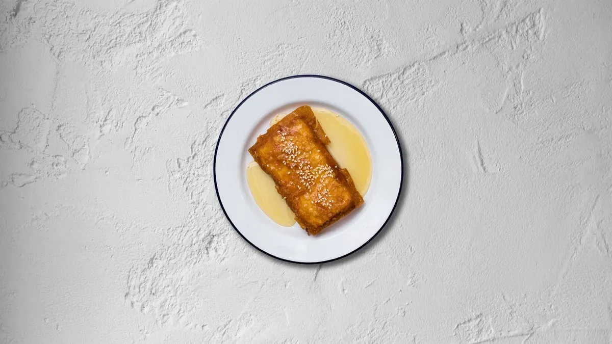 Feta saganaki 🫔🍯