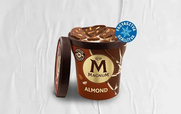 Magnum Poharas Mandula Jégkrém 440 ml
