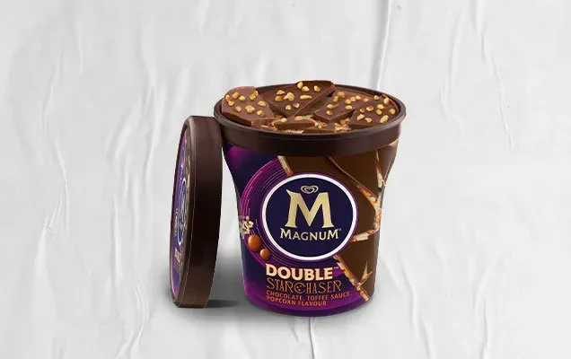 MAGNUM POHARAS DUPLA SÓS KARAMELL ÉS POPCORN ÍZŰ