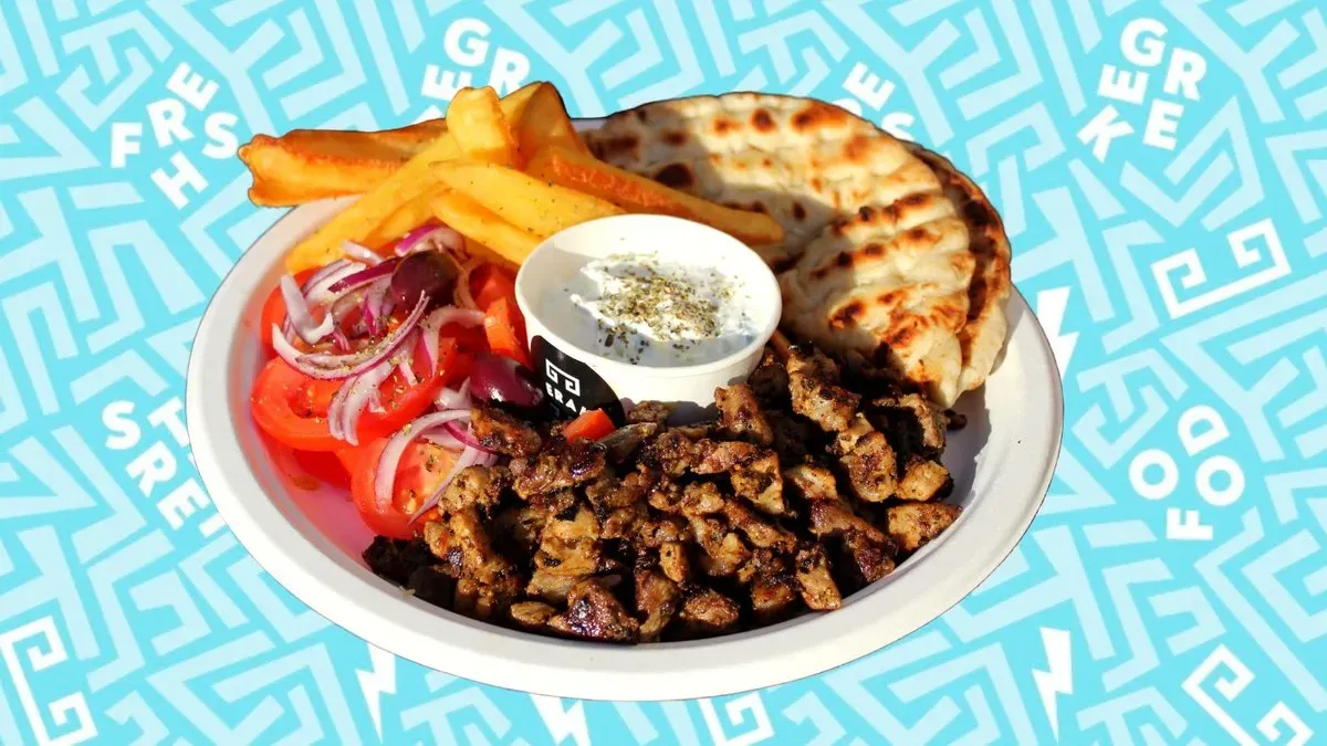 Spartan Gyros Tál