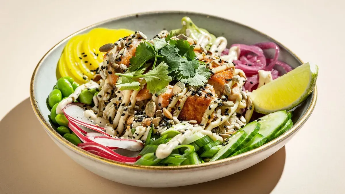 Miso lazac bowl
