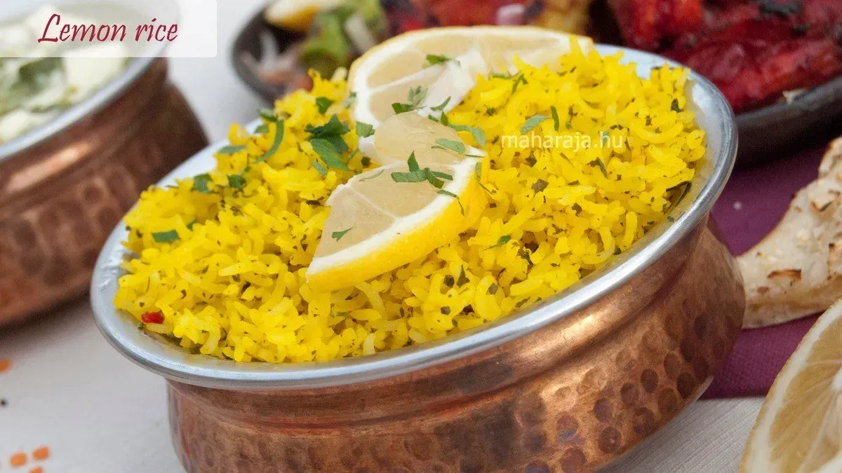 Citromos Basmati rizs (Lemon Rice)