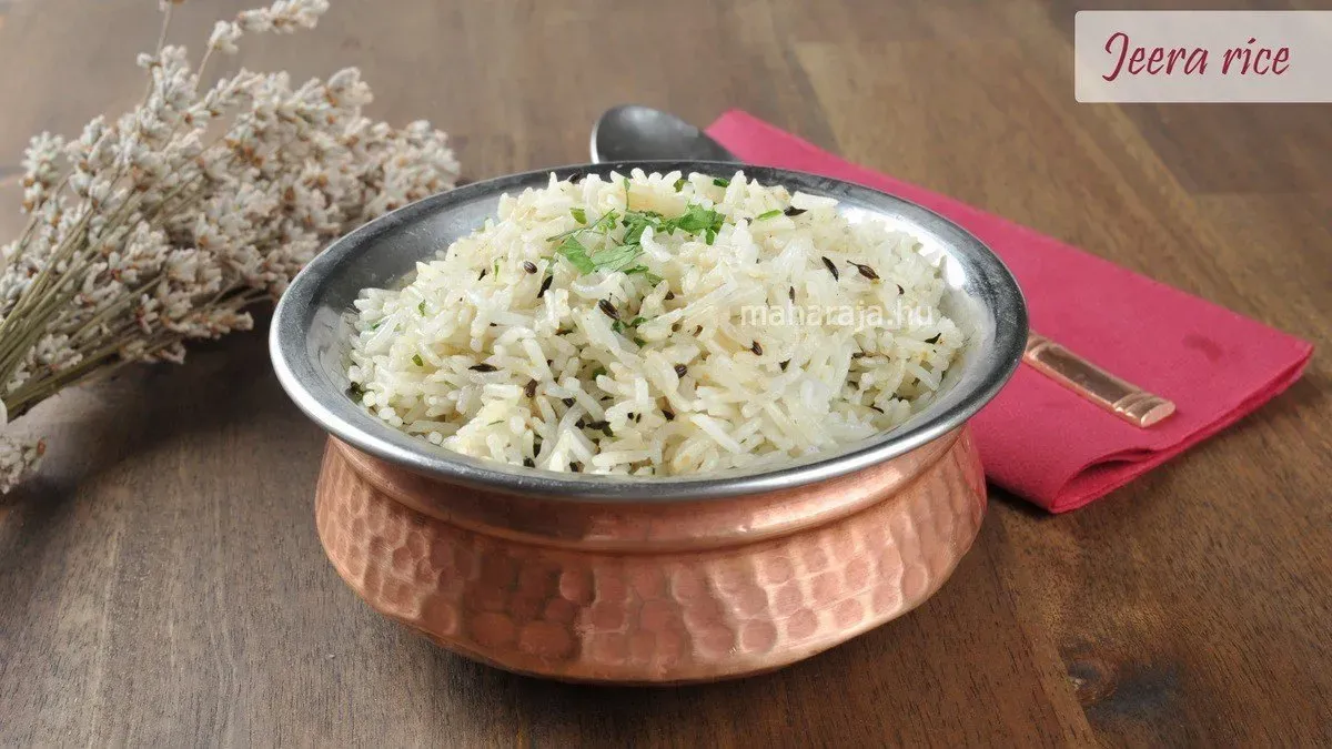Köményes Basmati rizs (Jeera Rice)