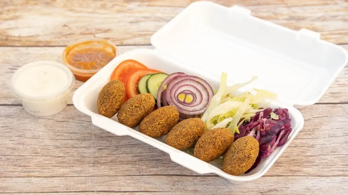 Nagy falafel tál