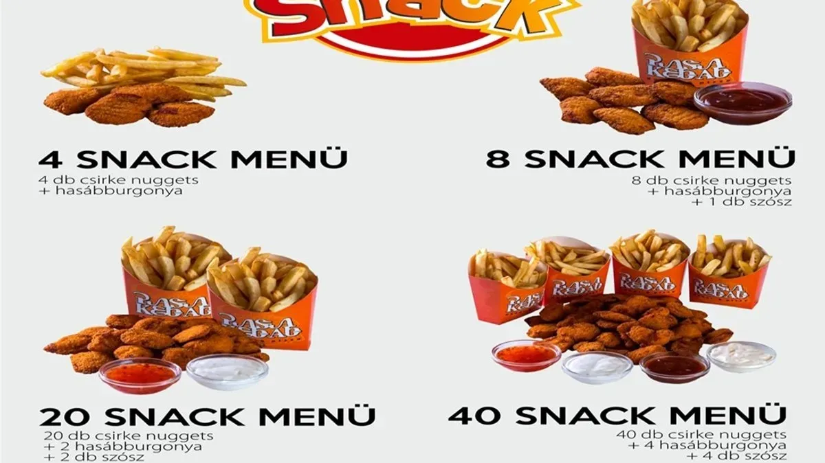 Snack menü 20
