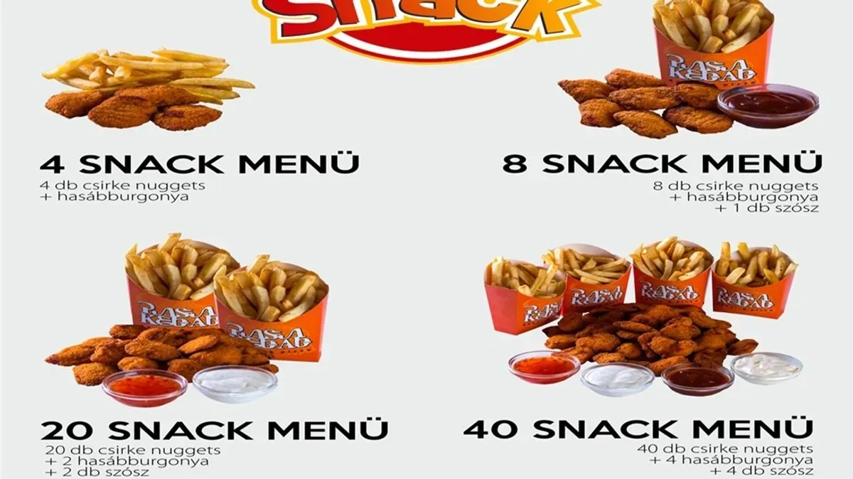 Snack menü 8