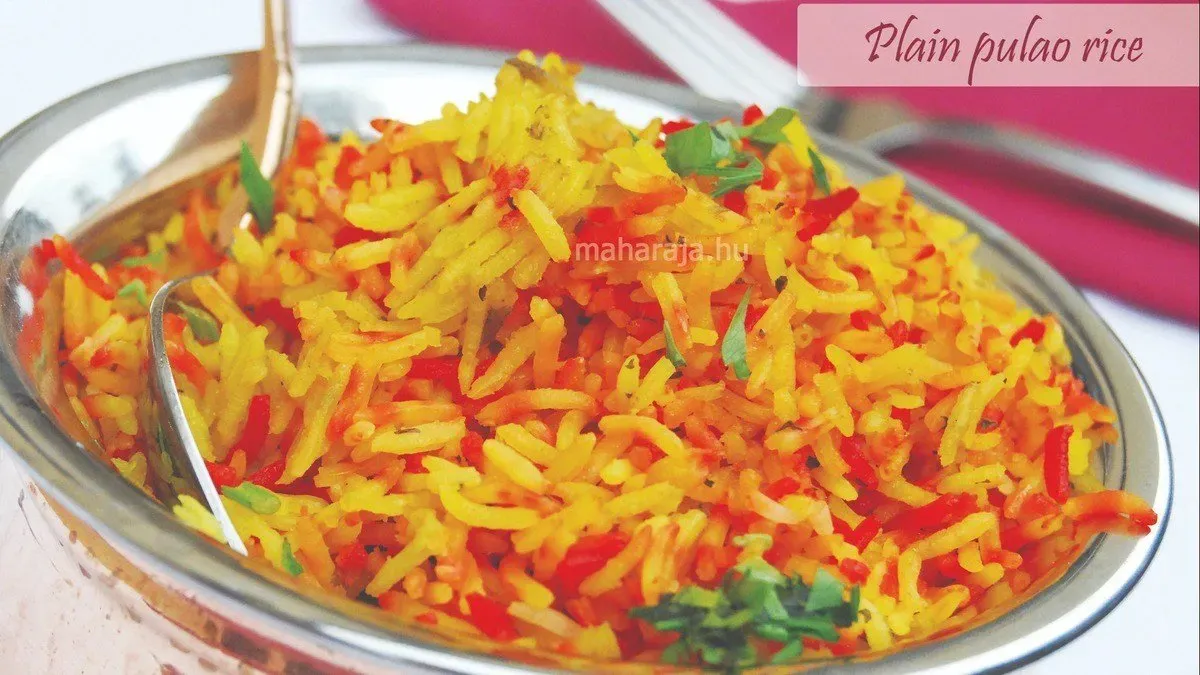 Sima Pulao rizs (Plain Pulao Rice)