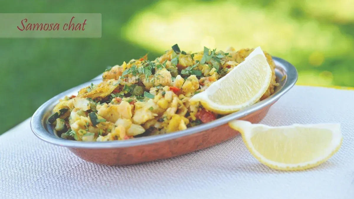 Samosa Chat Hot