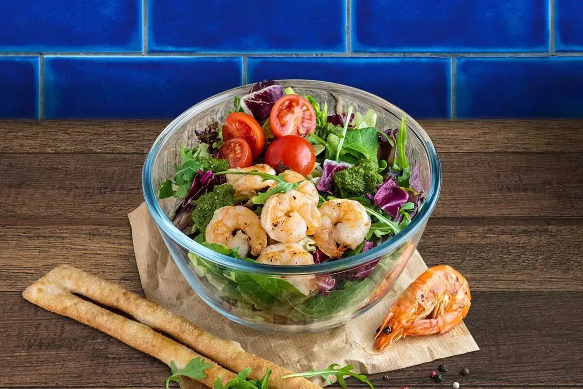 Pesto con Scampi