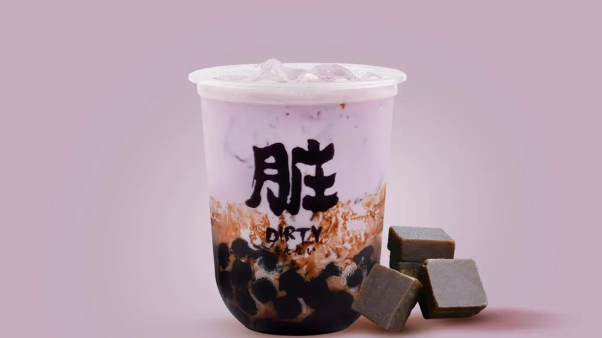Brown sugar tapioca taro