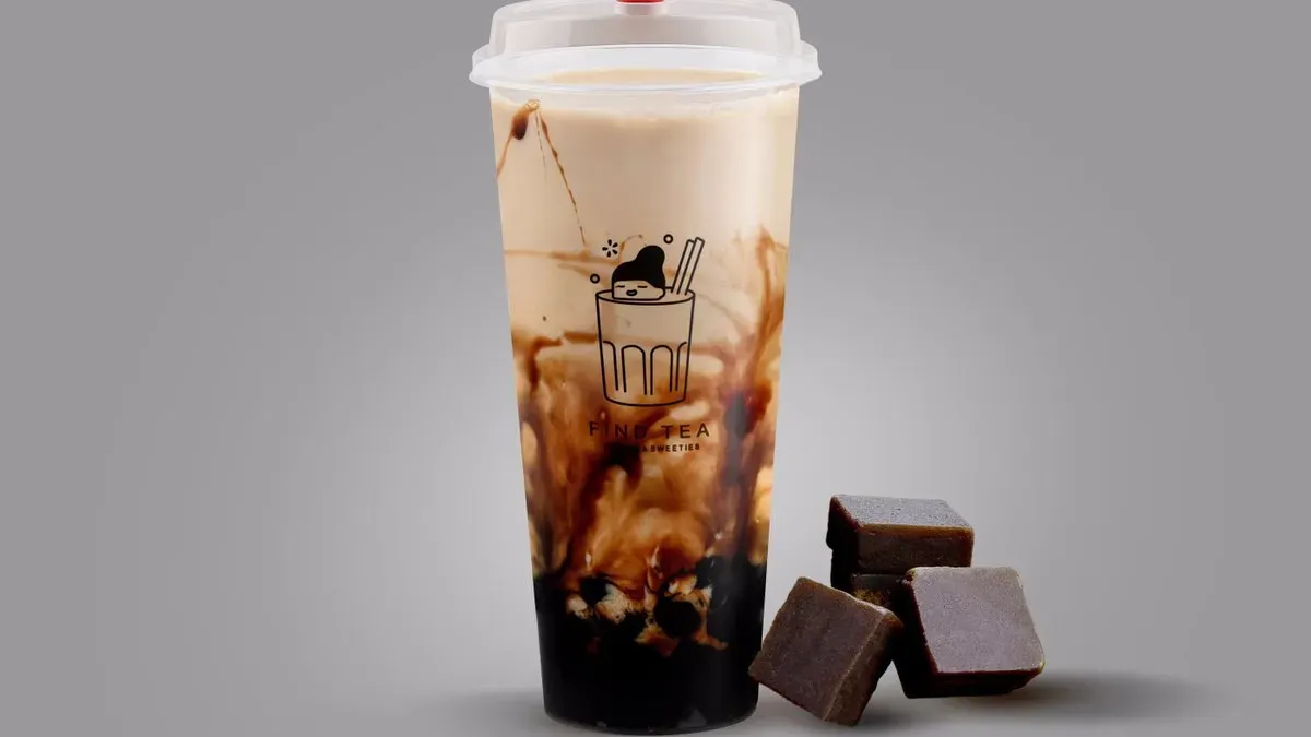 Brown sugar tapioca milk tea