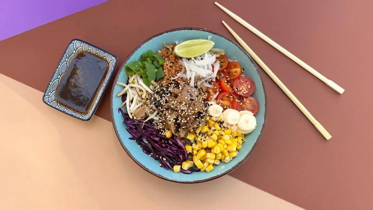 Teriyaki beef bowl